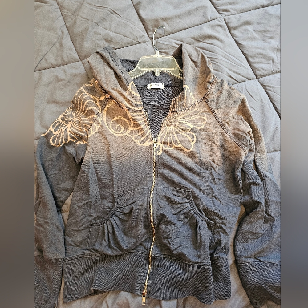 Om Girl! Zip Up Women's Hoodie